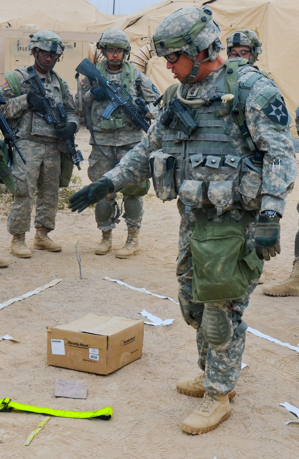 Soldiers train for the worst