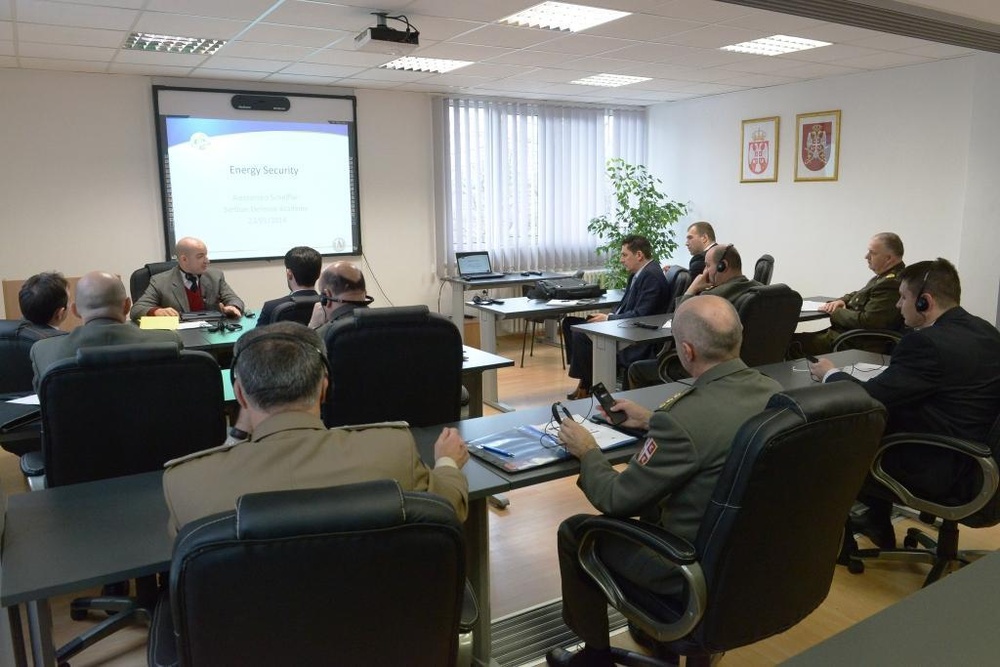 DOD Center talks energy security in Serbia