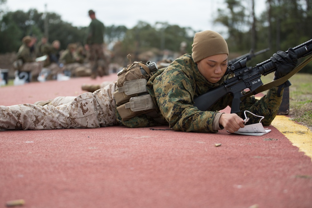 Marine recruits become basic riflemen on Parris Island