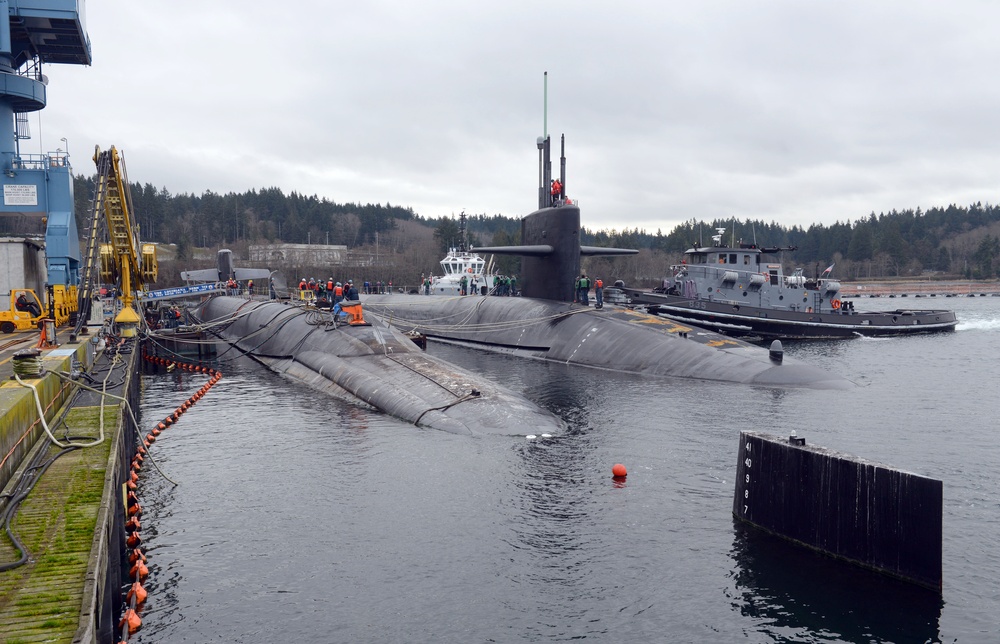 USS Henry M. Jackson (SSBN 740) returns home to Naval Base Kitsap-Bangor from Strategic Deterrent Patrol