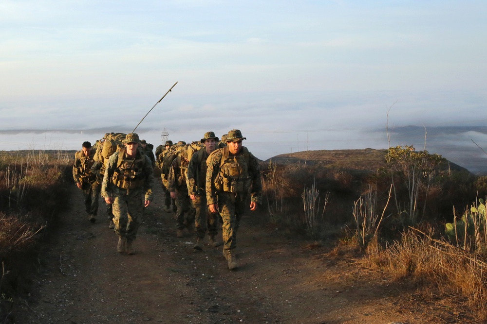 1st ANGLICO, JGSDF hike for Iron Fist