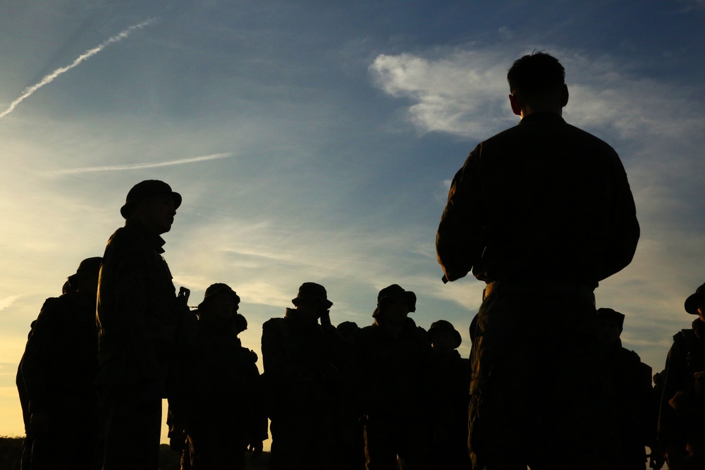 1st ANGLICO, JGSDF hike for Iron Fist