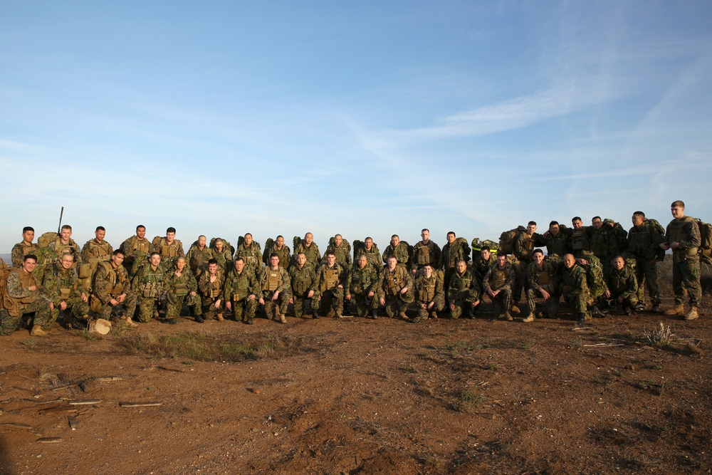 1st ANGLICO, JGSDF hike for Iron Fist