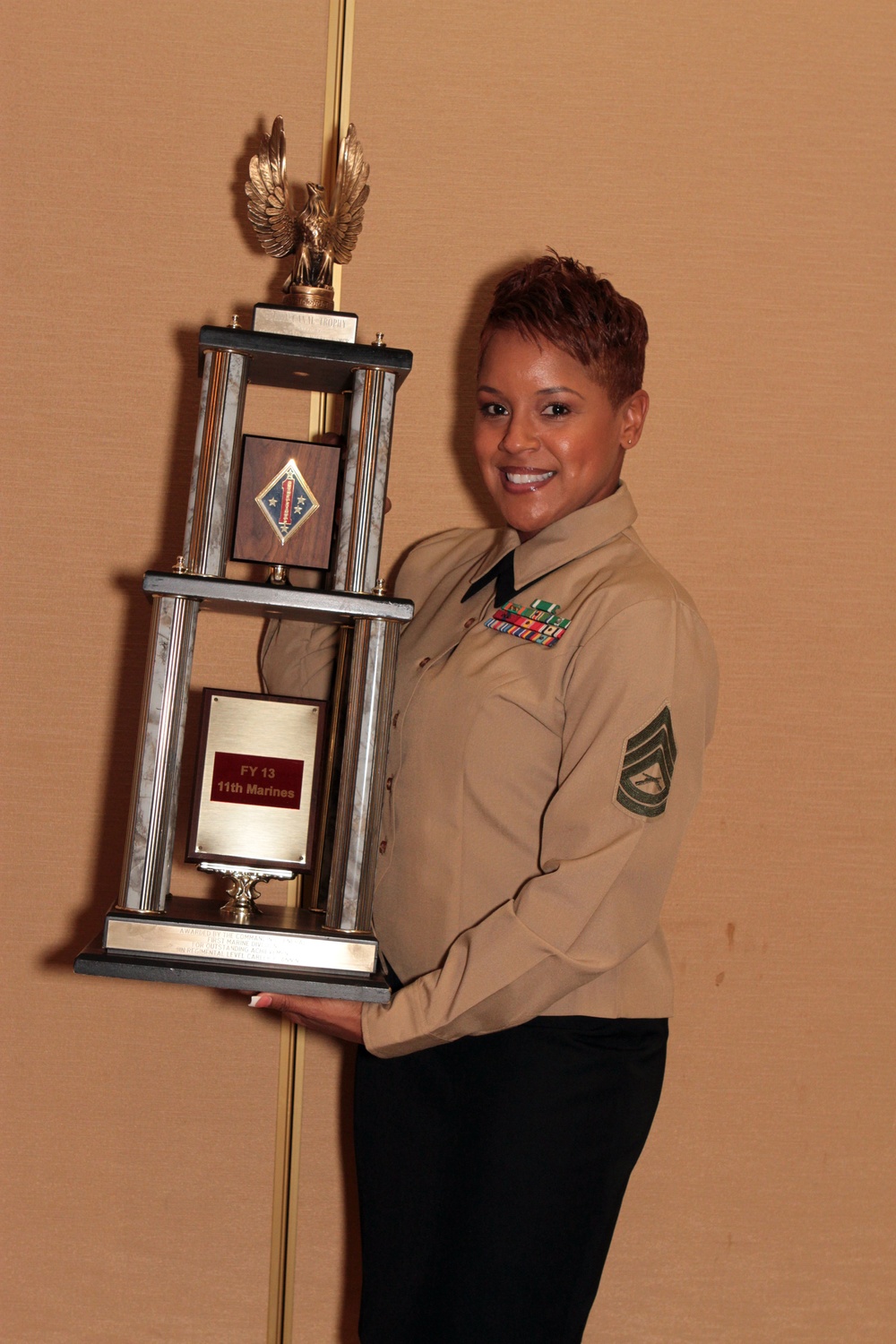 Axton native, U.S. Marine recognized for accomplishments as career planner