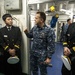 JMSDF officers tour USS George Washington