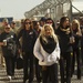 Redskins cheerleaders visit troops in Helmand