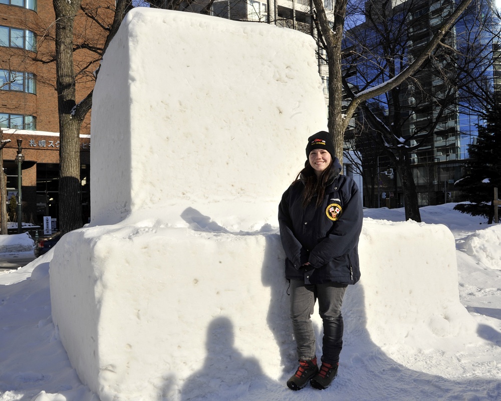 2014 Navy Misawa Snow Team arrives in Sapporo, Japan