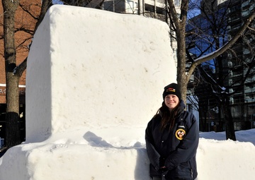 2014 Navy Misawa Snow Team arrives in Sapporo, Japan