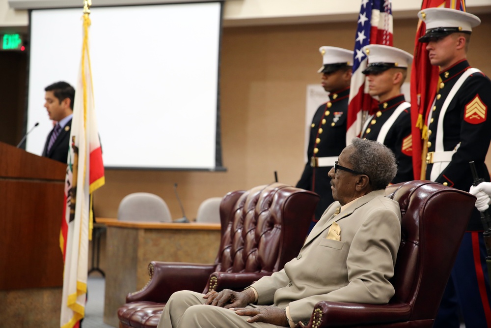 Montford Point Marine receives Congressional Gold Medal