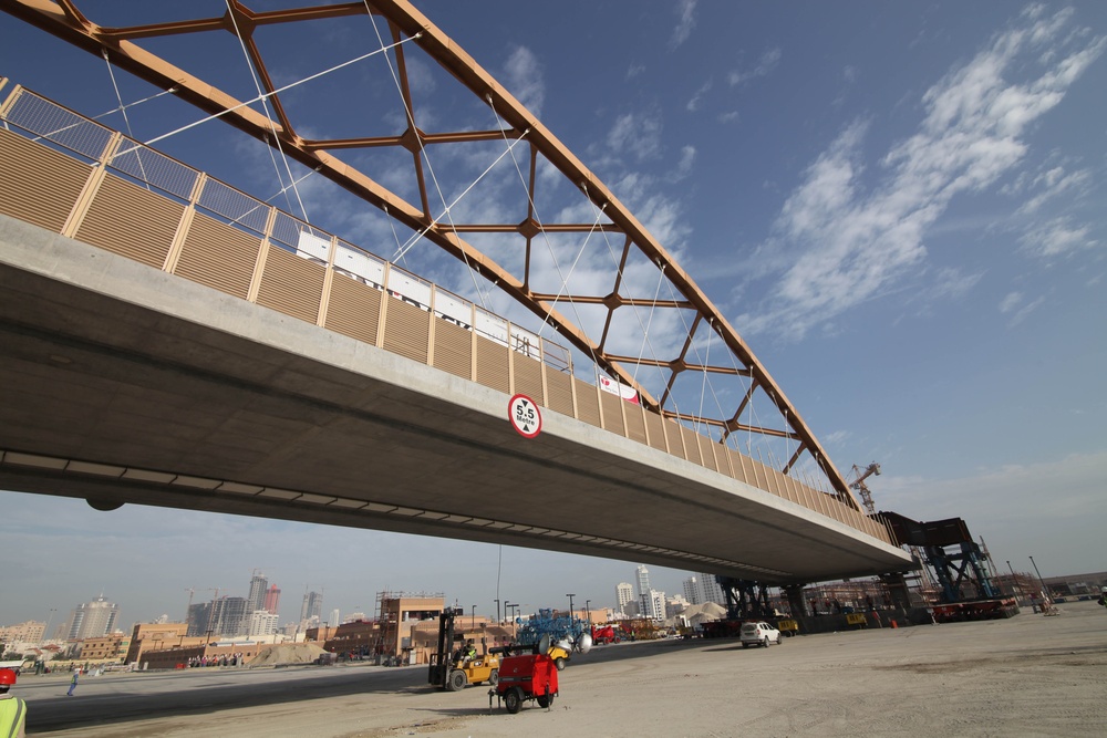 Bridge prepares to move