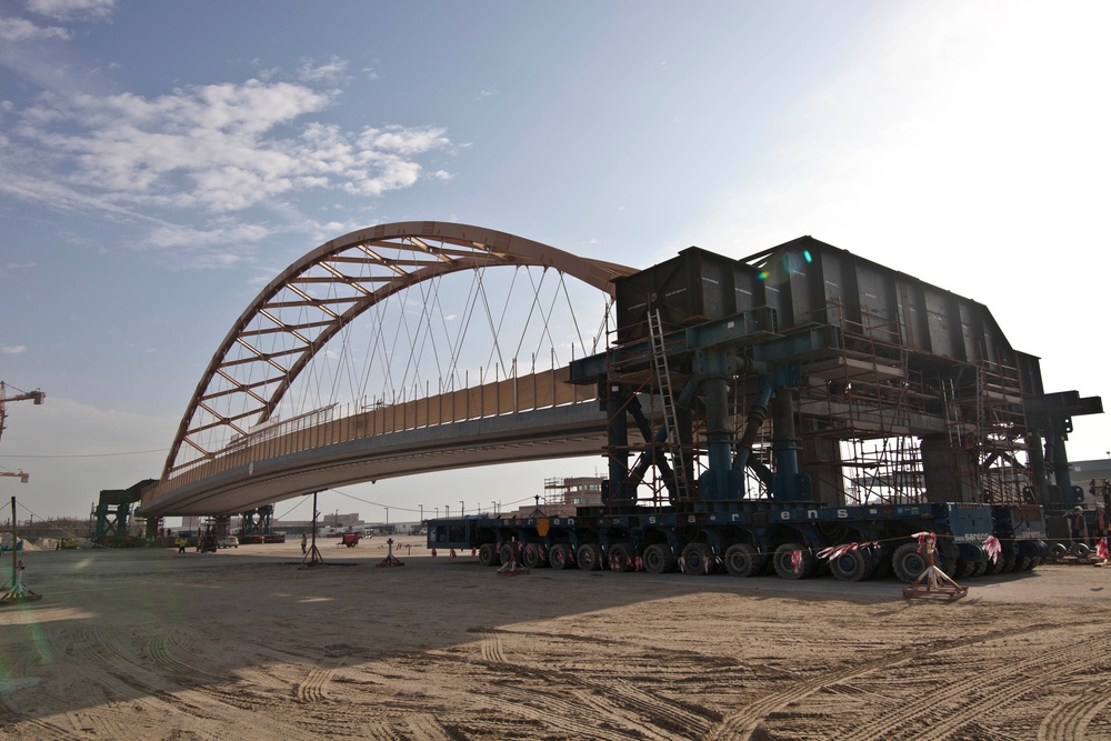 Bridge prepares to move