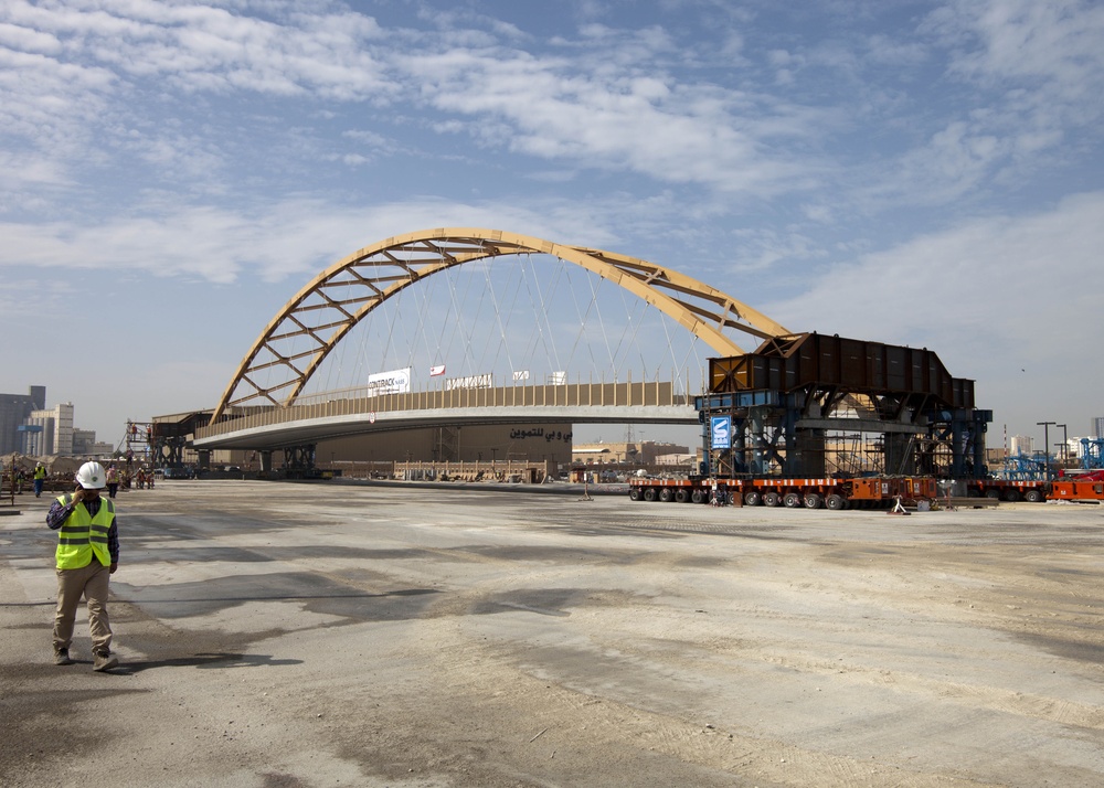 Bridge prepares to move