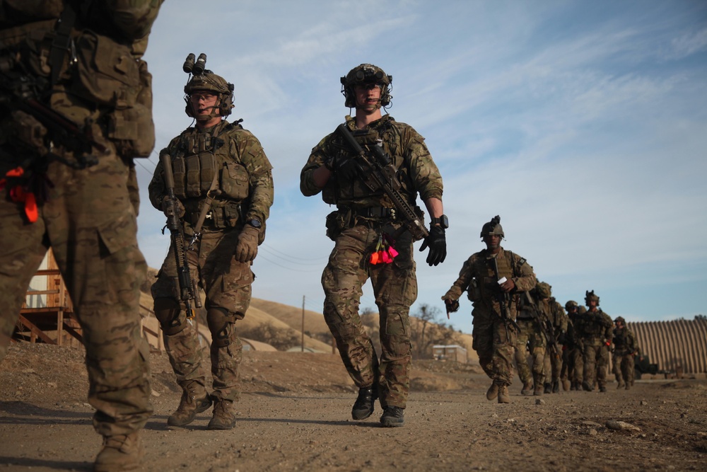 75th Ranger Regiment task force training