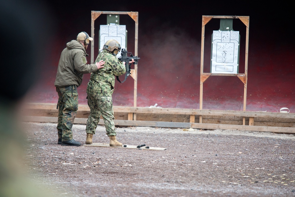 SOCEUR/SOCAF service members at German Schutzenschnur qualification, Panzer Range Complex, Boeblingen Germany