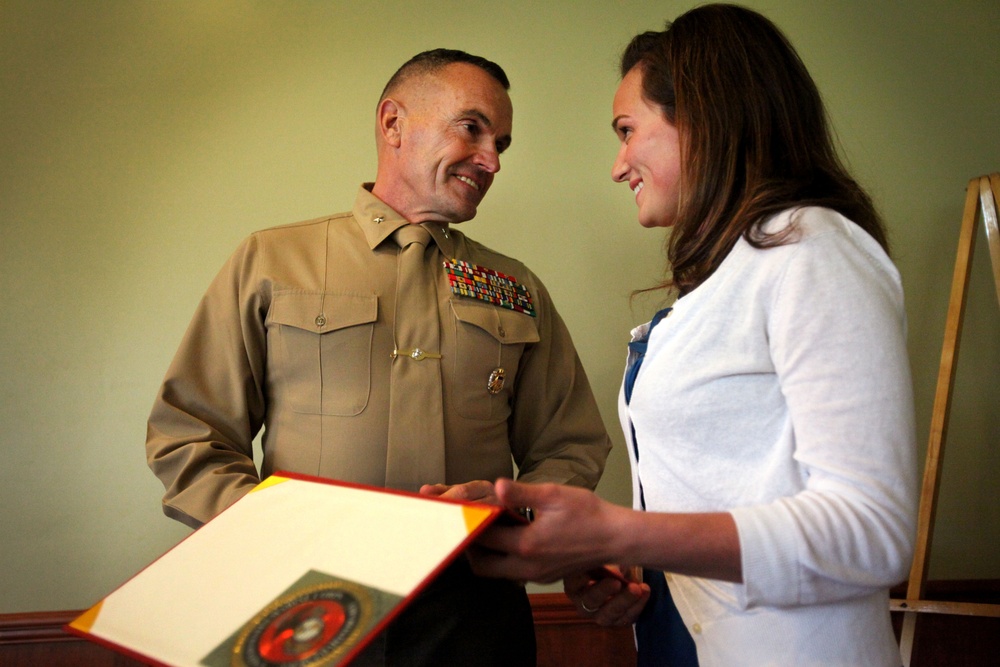 1st MLG Spouse of the Year serves fellow spouses