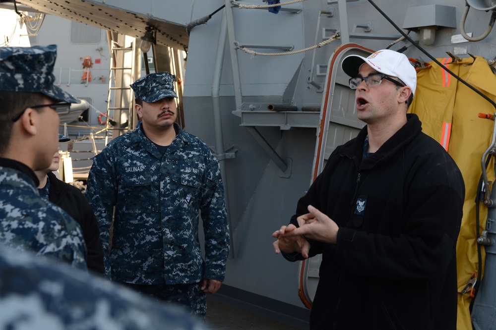 USS Curtis Wilbur operations