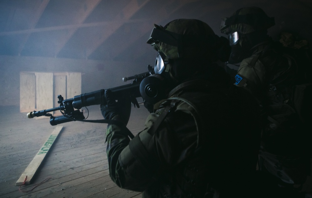 Marines and Finnish forces train in sub-zero conditions