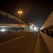 US Navy flyover bridge moved into place