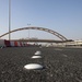 US Navy flyover bridge moved into place