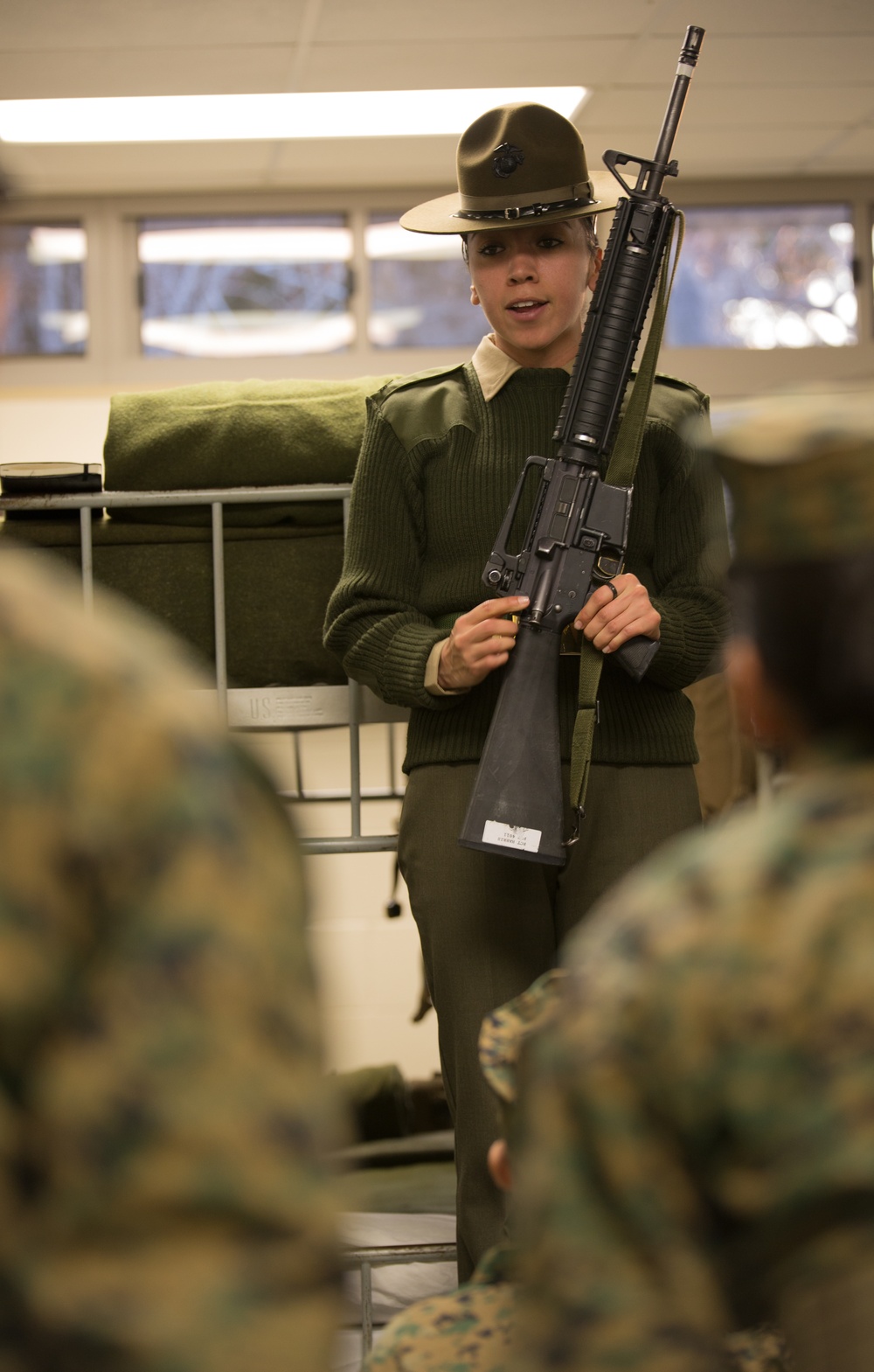 Discipline drilled into Marine recruits on Parris Island