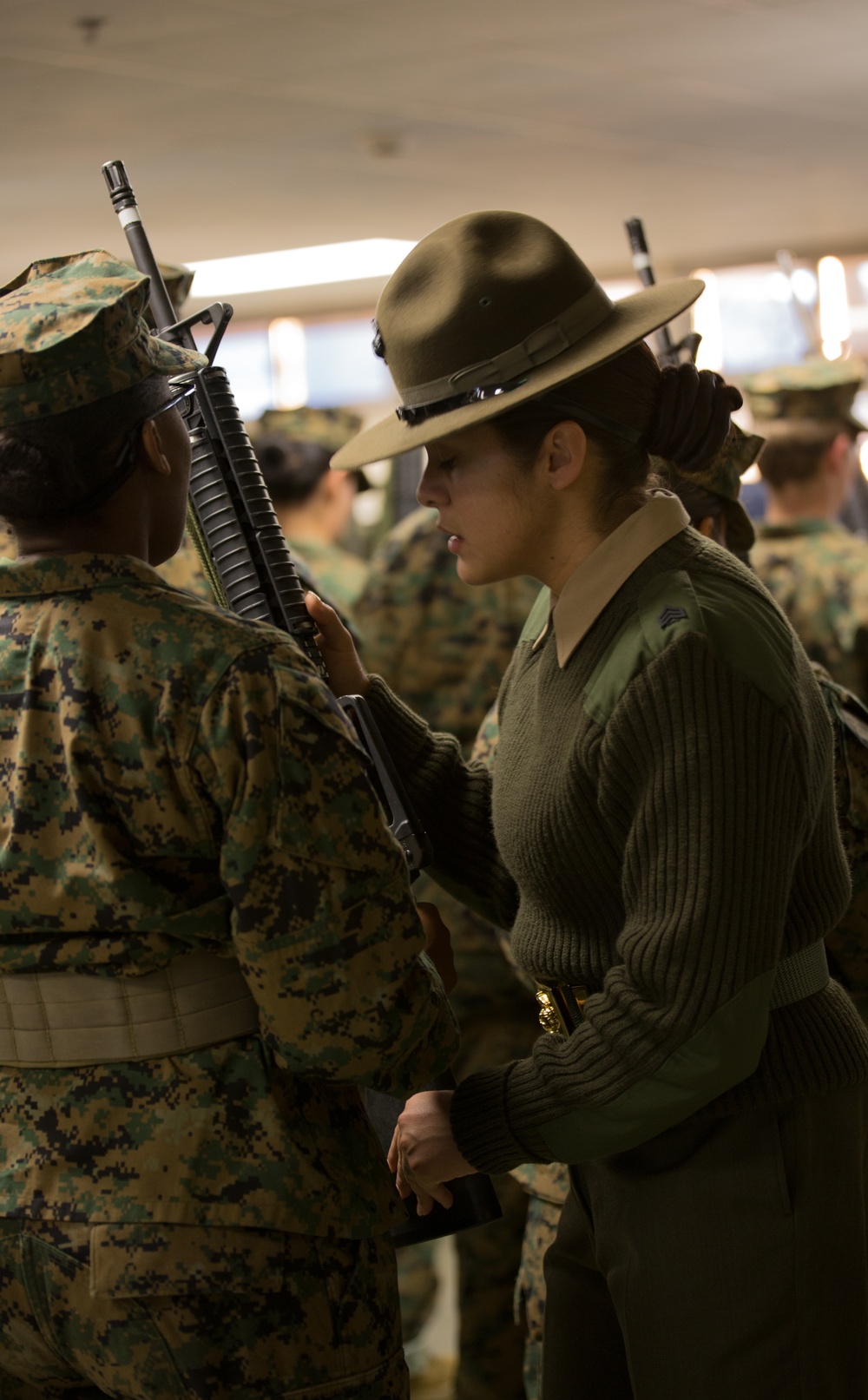 Discipline drilled into Marine recruits on Parris Island