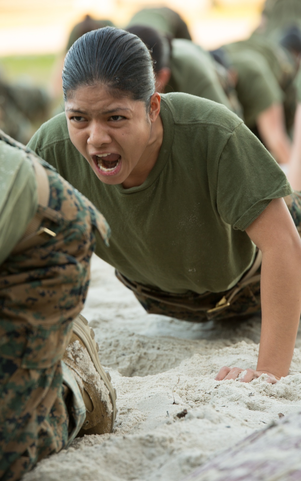Discipline drilled into Marine recruits on Parris Island