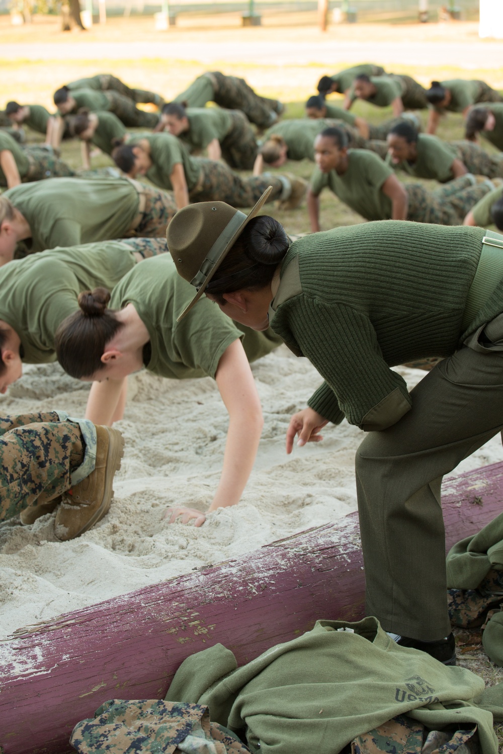 Discipline drilled into Marine recruits on Parris Island