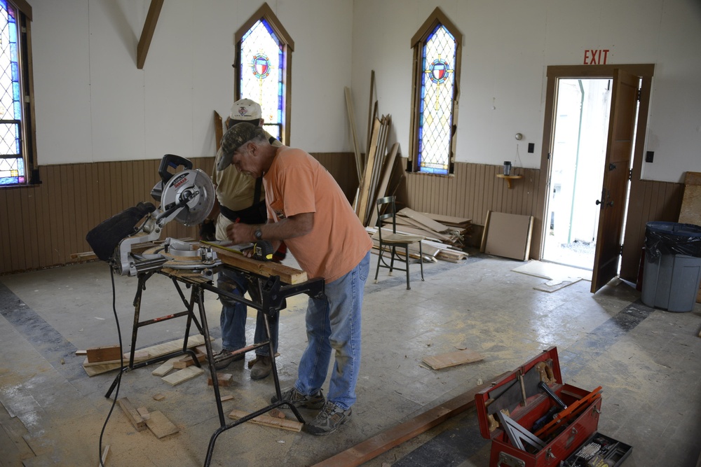 Chapel restoration at Fort Indiantown Gap