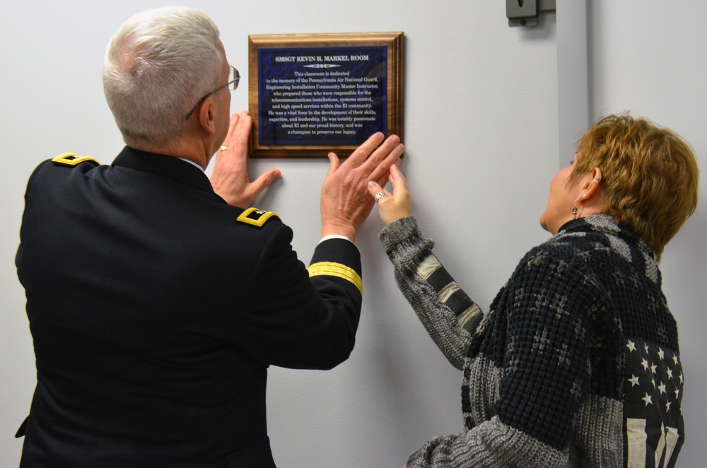 Lightning Force dedicates classroom to fallen Airman