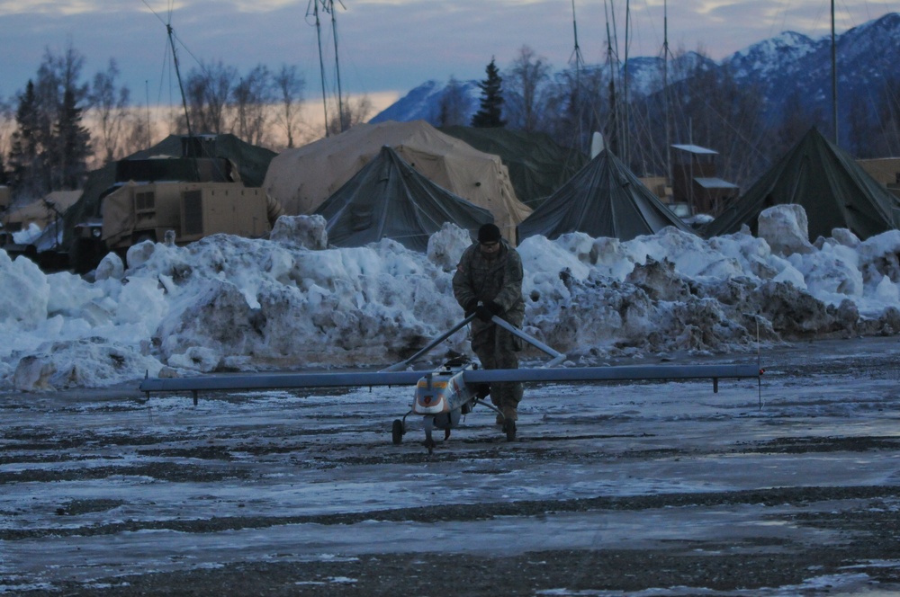 Spartan Brigade demonstrates UAS capabilities, partner with the Arctic Wolves Brigade for FTX