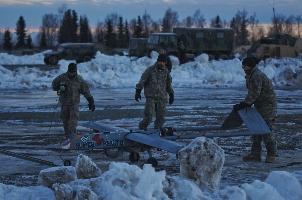 Spartan Brigade demonstrates UAS capabilities, partner with the Arctic Wolves Brigade for FTX