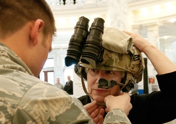 Legislative day reveals military history exhibit, now inside state capitol