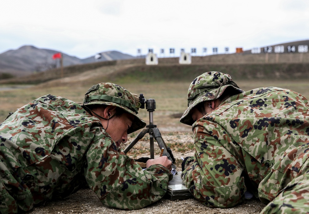 Marine Scout Snipers train JGDSF Fundamentals of Shooting