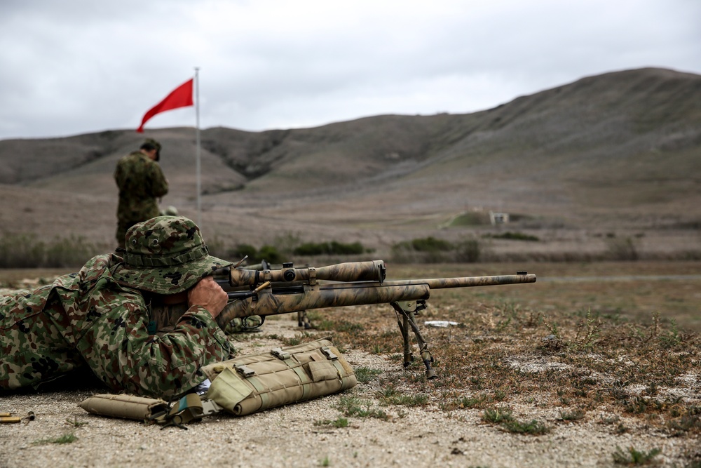 Marine Scout Snipers train JGDSF Fundamentals of Shooting