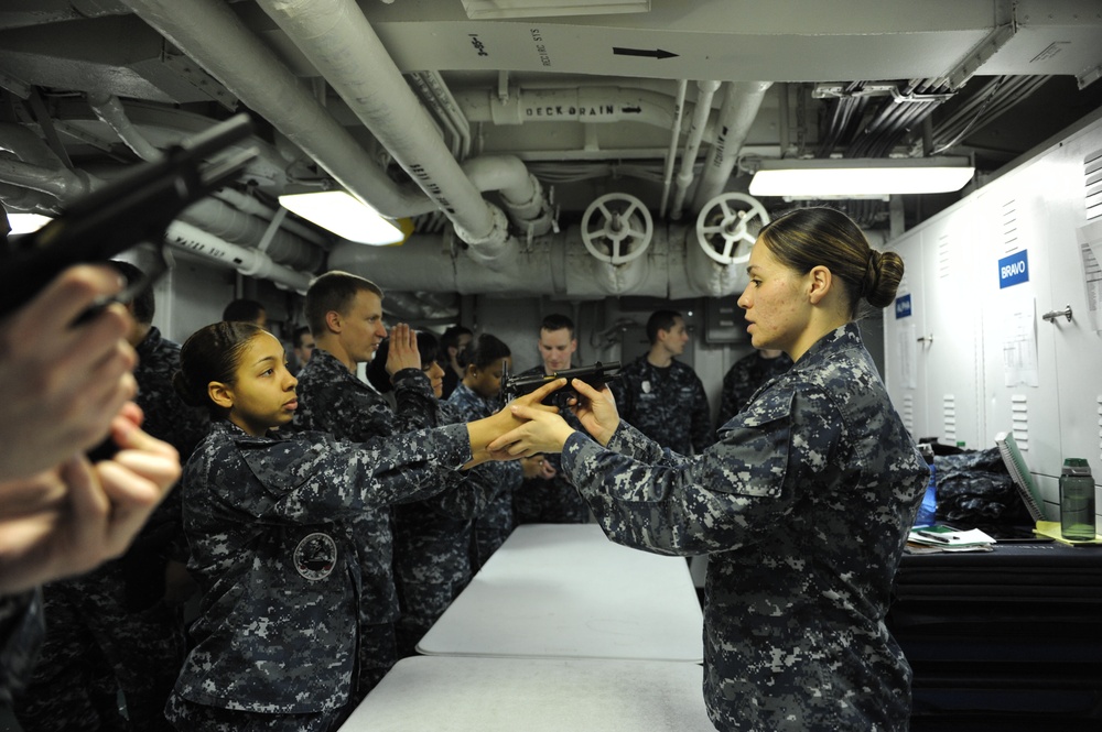 DVIDS - Images - USS Theodore Roosevelt remedial action training [Image ...