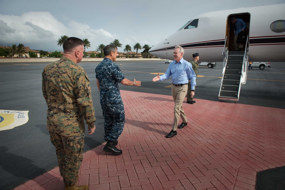 Secretary of the Navy visit