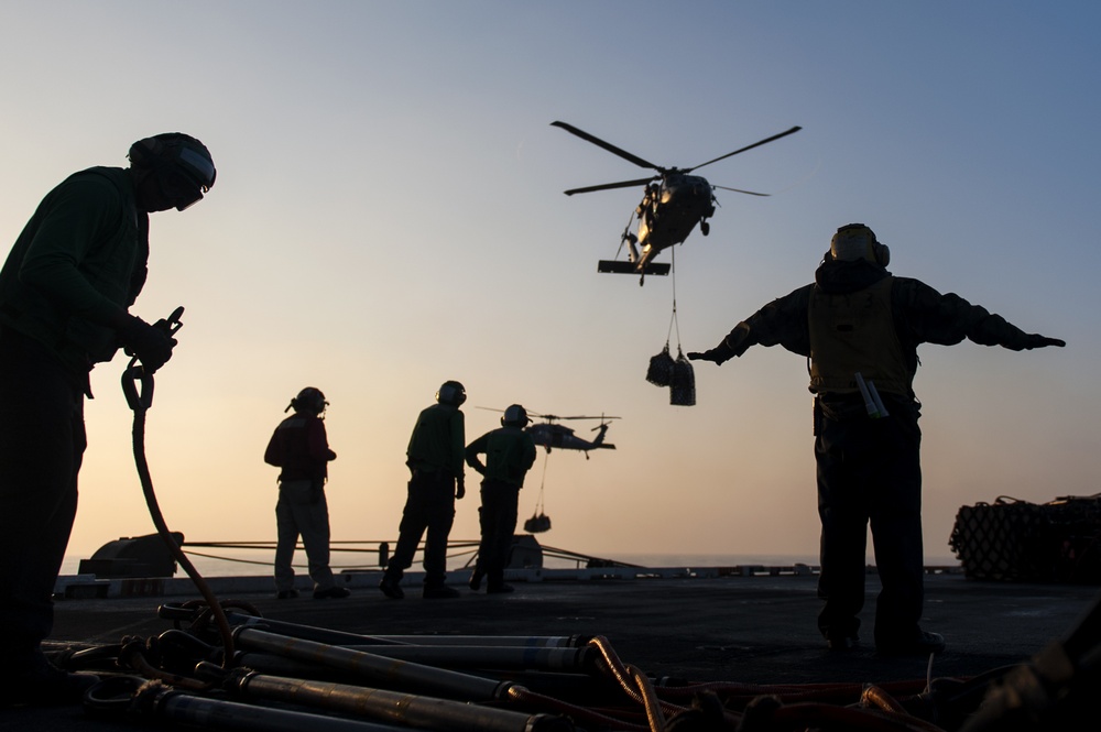 USS Harry S. Truman replenishment