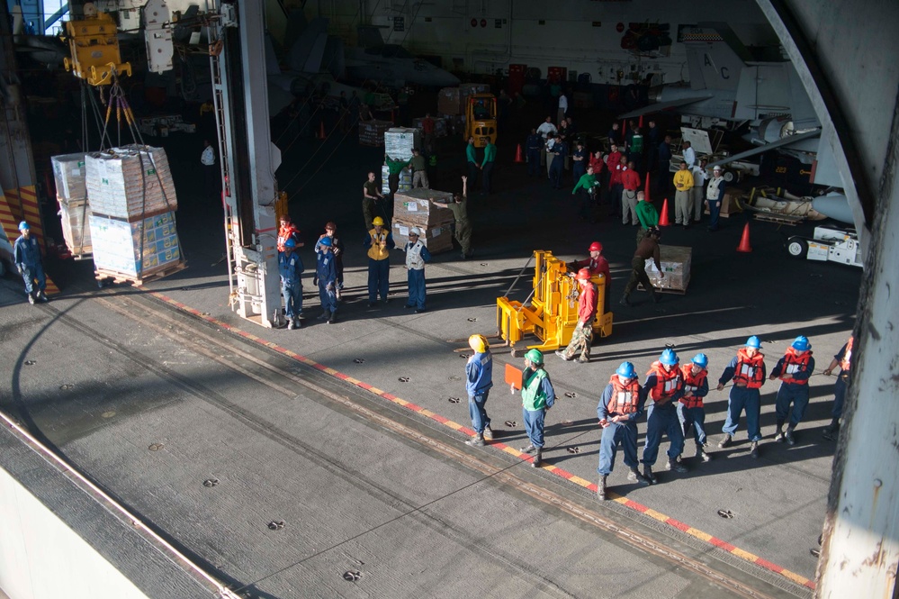 USS Harry S. Truman replenishment