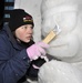 2014 Navy Misawa Snow Team completes third day of snow sculpting