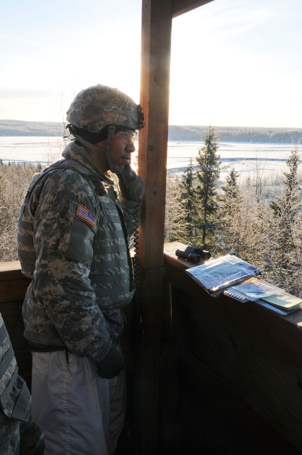 Spartan Steel Battalion artillerymen certify during Brigade winter FTX