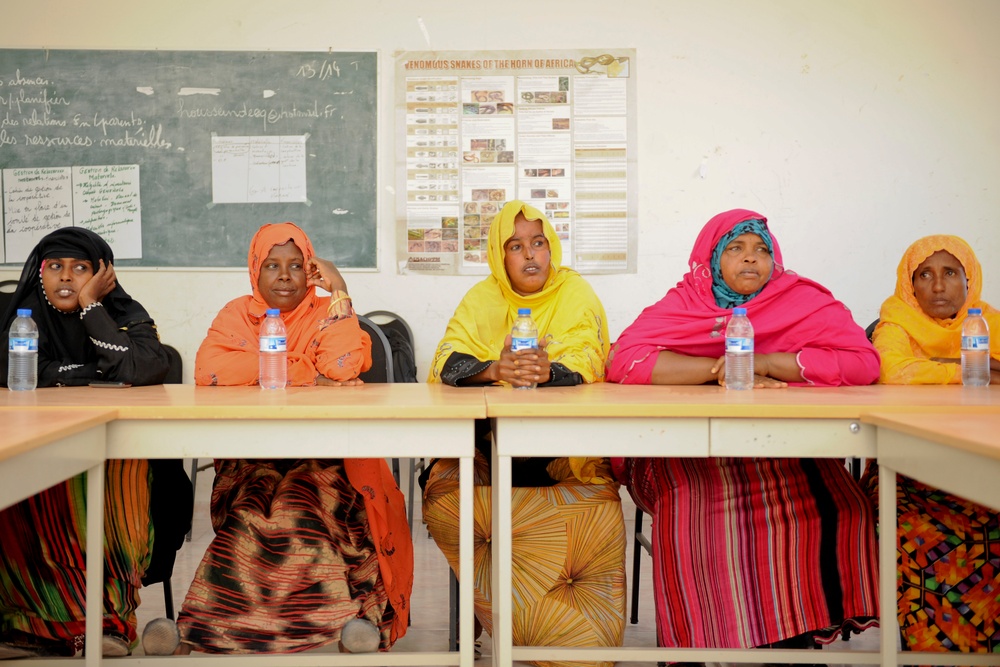 CJTF-HOA shares best health practices with Dikhil women