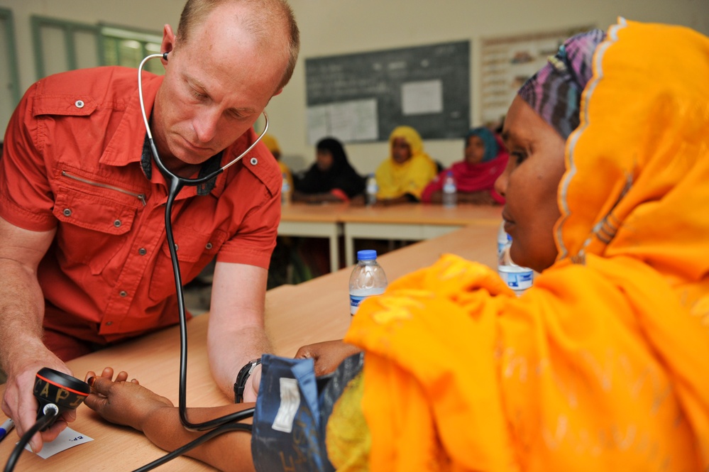 CJTF-HOA shares best health practices with Dikhil women