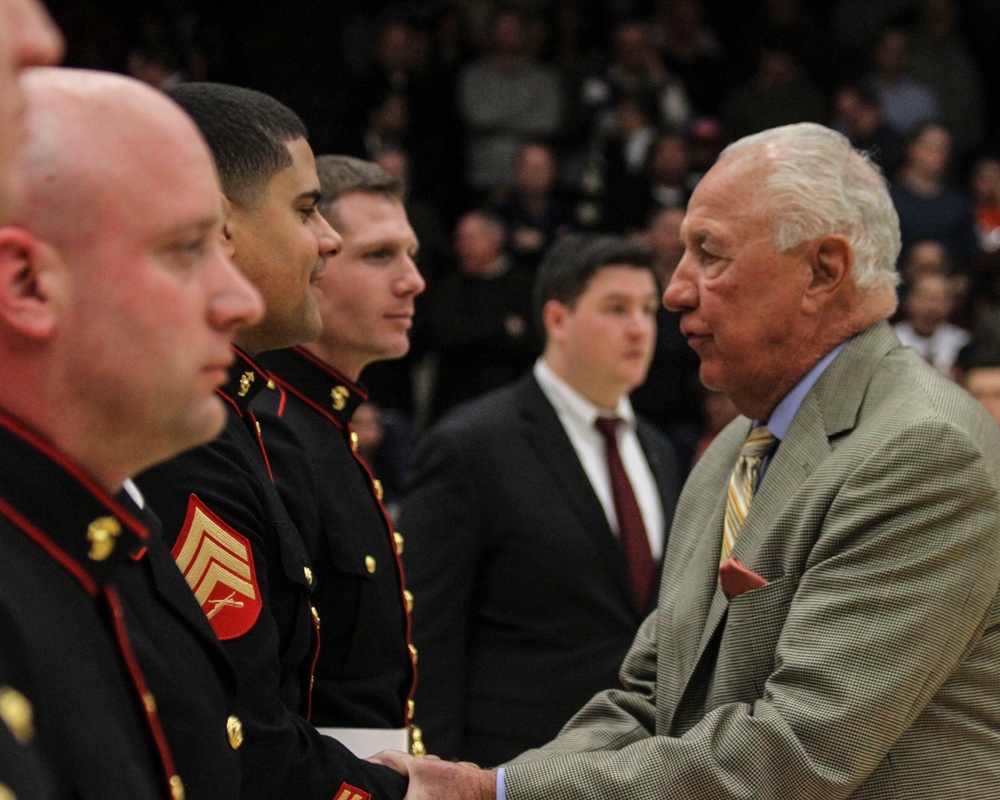Former Marine recognized for excellence in athletics