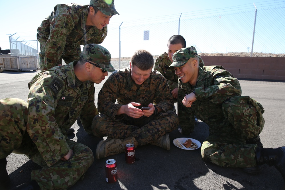 1st ANGLICO, JGSDF build camaraderie