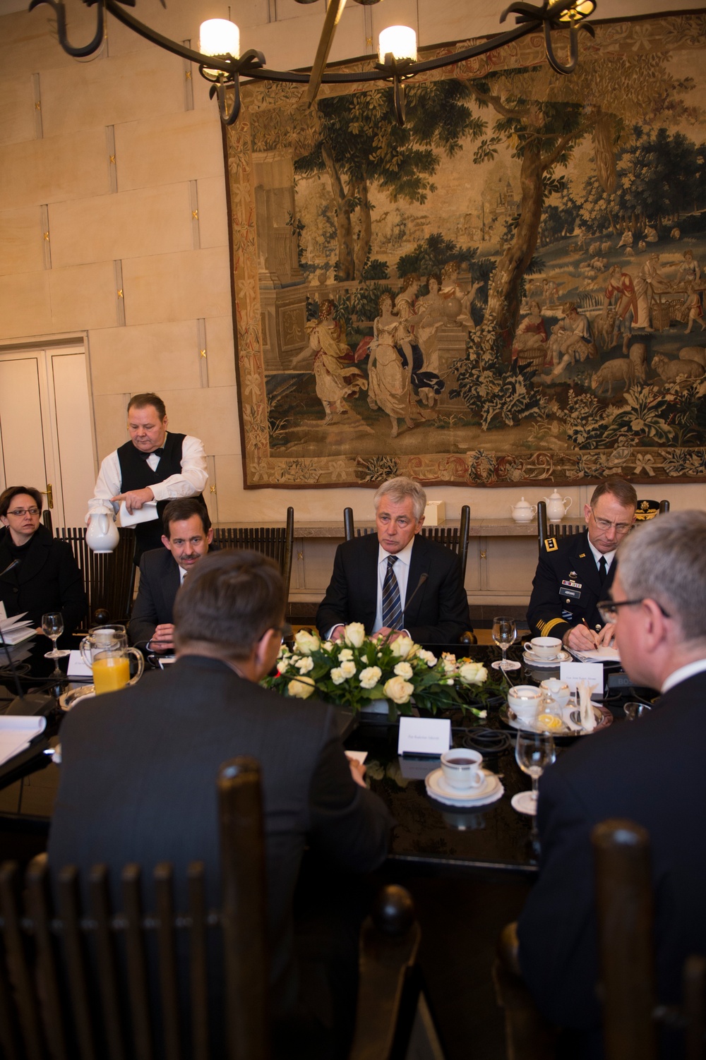 US Secretary of Defense Hagel visits Poland