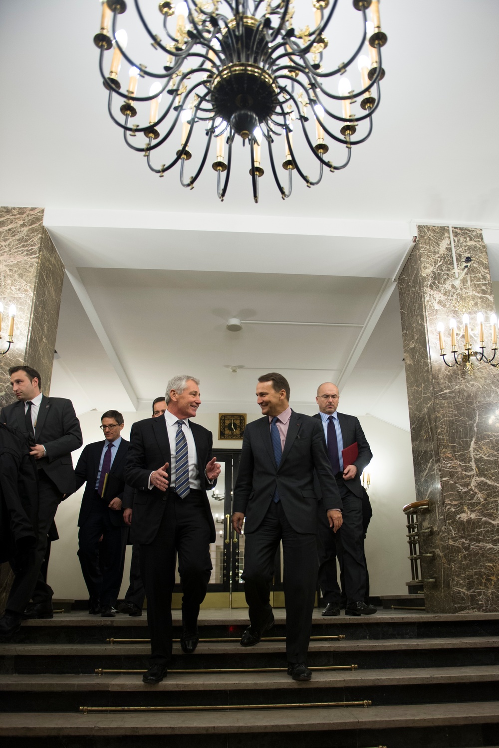 U.S. Secretary of Defense Hagel visits Poland
