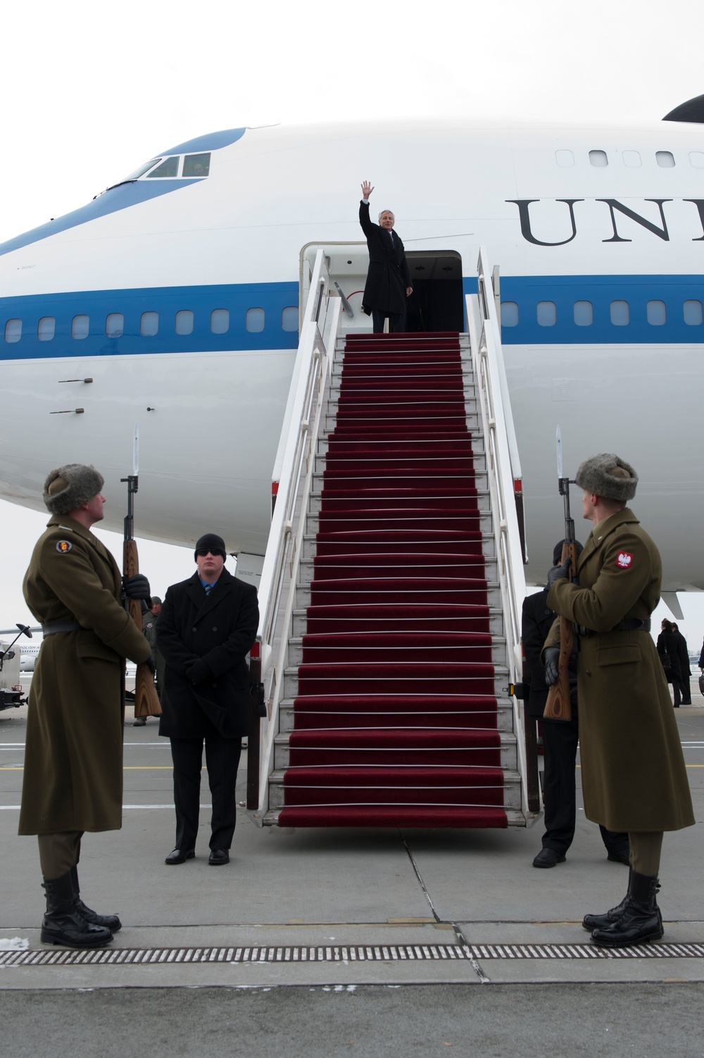 Secretary of defense visits Poland