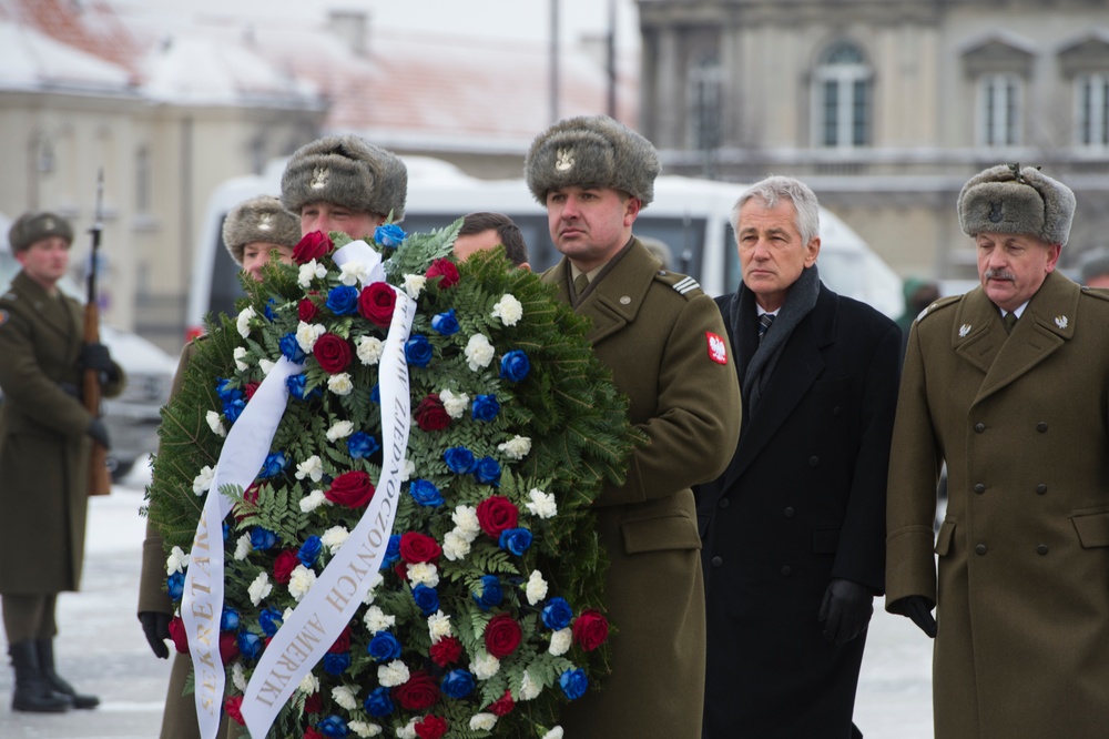 Secretary of defense visits Poland