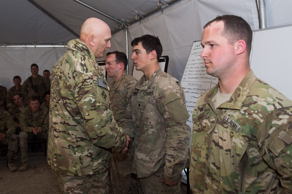 US Army Chief of Staff visits Fort Hunter Liggett