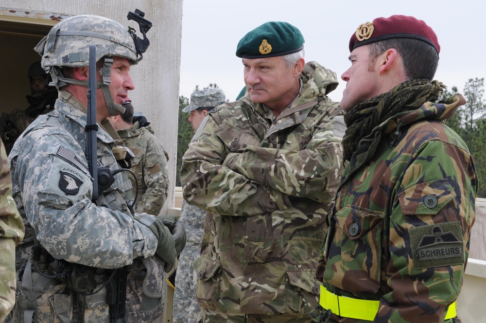 NATO leader 'delighted' with 82nd interoperability with partners